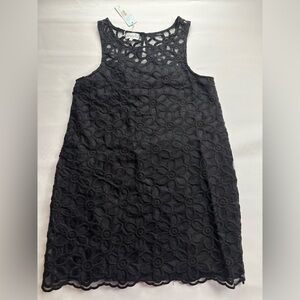 NWT Mud Pie Black Lace Dress. Size L